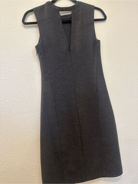 Theory | Dresses | Theory Sleeveless Linen Blend Aline Wrap Dress Pearl  Blue Size | Poshmark